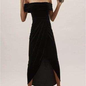 Anthropologie Edison Velvet Dress